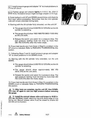 1993 Johnson Evinrude "ET" 90 degrees CV Service Manual, P/N 508285, Page 303