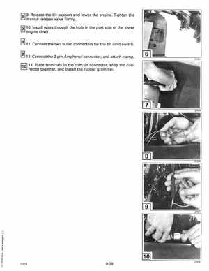 1993 Johnson Evinrude "ET" 90 degrees CV Service Manual, P/N 508285, Page 315