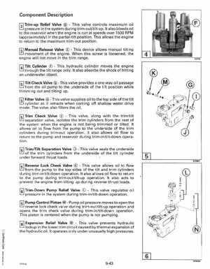 1993 Johnson Evinrude "ET" 90 degrees CV Service Manual, P/N 508285, Page 319