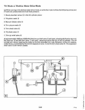 1993 Johnson Evinrude "ET" 90 degrees CV Service Manual, P/N 508285, Page 322