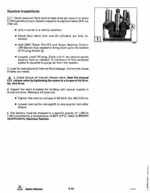 1993 Johnson Evinrude "ET" 90 degrees CV Service Manual, P/N 508285, Page 324