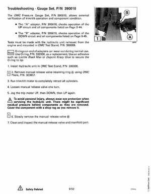 1993 Johnson Evinrude "ET" 90 degrees CV Service Manual, P/N 508285, Page 328