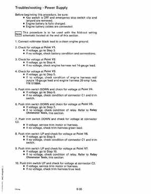 1993 Johnson Evinrude "ET" 90 degrees CV Service Manual, P/N 508285, Page 331
