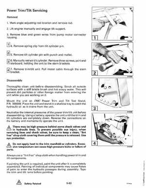 1993 Johnson Evinrude "ET" 90 degrees CV Service Manual, P/N 508285, Page 336