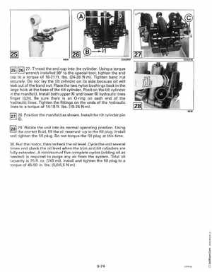 1993 Johnson Evinrude "ET" 90 degrees CV Service Manual, P/N 508285, Page 350