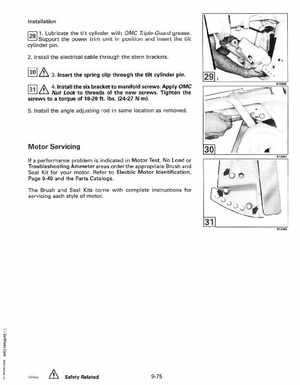 1993 Johnson Evinrude "ET" 90 degrees CV Service Manual, P/N 508285, Page 351