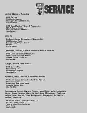 1993 Johnson Evinrude "ET" 90 degrees CV Service Manual, P/N 508285, Page 381