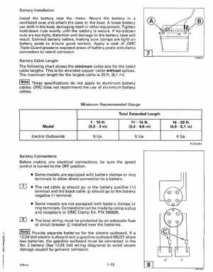 1993 Johnson Evinrude "ET" Electric Outboards Service Manual, P/N 508280, Page 23