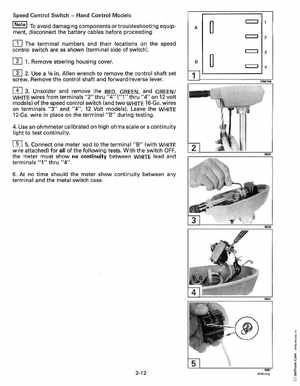 1993 Johnson Evinrude "ET" Electric Outboards Service Manual, P/N 508280, Page 38