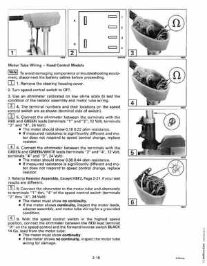 1993 Johnson Evinrude "ET" Electric Outboards Service Manual, P/N 508280, Page 44