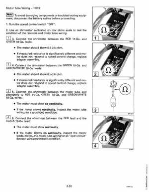1993 Johnson Evinrude "ET" Electric Outboards Service Manual, P/N 508280, Page 46