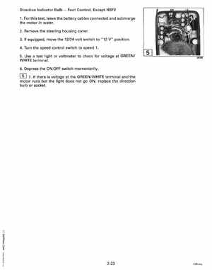 1993 Johnson Evinrude "ET" Electric Outboards Service Manual, P/N 508280, Page 49