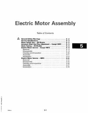 1993 Johnson Evinrude "ET" Electric Outboards Service Manual, P/N 508280, Page 104