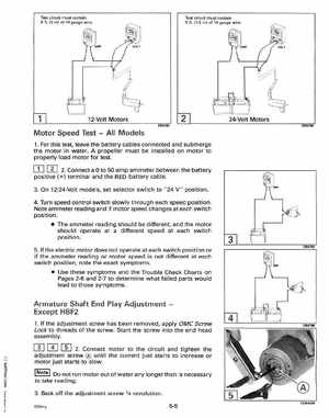 1993 Johnson Evinrude "ET" Electric Outboards Service Manual, P/N 508280, Page 108