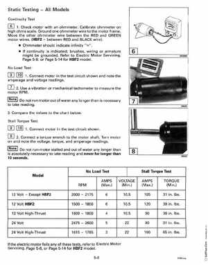 1993 Johnson Evinrude "ET" Electric Outboards Service Manual, P/N 508280, Page 109