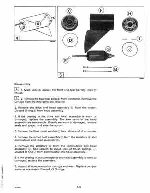 1993 Johnson Evinrude "ET" Electric Outboards Service Manual, P/N 508280, Page 112
