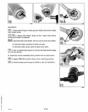 1993 Johnson Evinrude "ET" Electric Outboards Service Manual, P/N 508280, Page 116