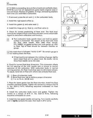 1994 Johnson/Evinrude "ER" 2 thru 8 outboards Service Manual, Page 87