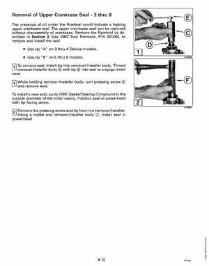 1994 Johnson/Evinrude "ER" 2 thru 8 outboards Service Manual, Page 149