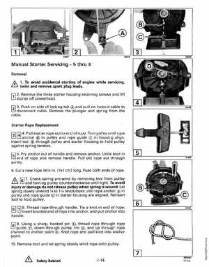 1994 Johnson/Evinrude "ER" 2 thru 8 outboards Service Manual, Page 242