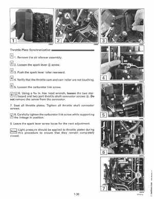 1994 Johnson Evinrude "ER" 60 LV 150, 150C, 175 Service Manual, P/N 500611, Page 36