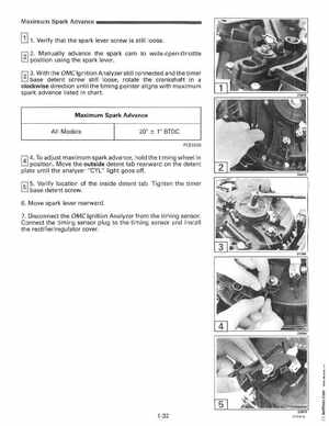 1994 Johnson Evinrude "ER" 60 LV 150, 150C, 175 Service Manual, P/N 500611, Page 38