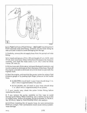 1994 Johnson Evinrude "ER" 60 LV 150, 150C, 175 Service Manual, P/N 500611, Page 61