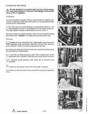 1994 Johnson Evinrude "ER" 60 LV 150, 150C, 175 Service Manual, P/N 500611, Page 76
