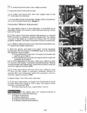 1994 Johnson Evinrude "ER" 60 LV 150, 150C, 175 Service Manual, P/N 500611, Page 82