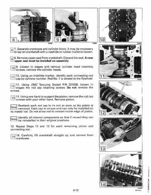 1994 Johnson Evinrude "ER" 60 LV 150, 150C, 175 Service Manual, P/N 500611, Page 137