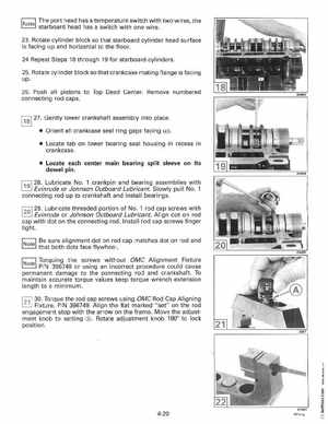 1994 Johnson Evinrude "ER" 60 LV 150, 150C, 175 Service Manual, P/N 500611, Page 145