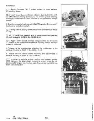 1994 Johnson Evinrude "ER" 60 LV 150, 150C, 175 Service Manual, P/N 500611, Page 148