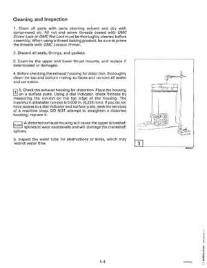 1994 Johnson Evinrude "ER" 60 LV 150, 150C, 175 Service Manual, P/N 500611, Page 159