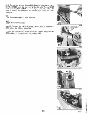 1994 Johnson Evinrude "ER" 60 LV 150, 150C, 175 Service Manual, P/N 500611, Page 163