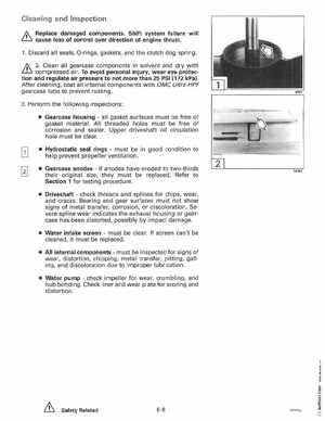 1994 Johnson Evinrude "ER" 60 LV 150, 150C, 175 Service Manual, P/N 500611, Page 176
