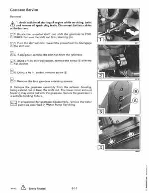 1994 Johnson Evinrude "ER" 60 LV 150, 150C, 175 Service Manual, P/N 500611, Page 179