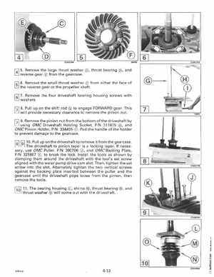 1994 Johnson Evinrude "ER" 60 LV 150, 150C, 175 Service Manual, P/N 500611, Page 181