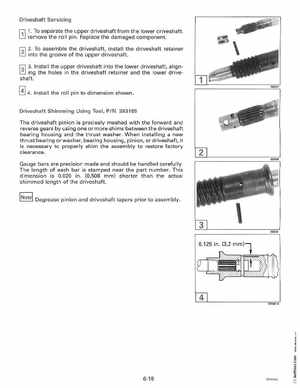 1994 Johnson Evinrude "ER" 60 LV 150, 150C, 175 Service Manual, P/N 500611, Page 186