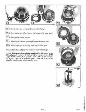 1994 Johnson Evinrude "ER" 60 LV 150, 150C, 175 Service Manual, P/N 500611, Page 200