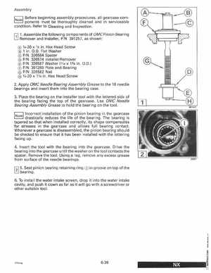 1994 Johnson Evinrude "ER" 60 LV 150, 150C, 175 Service Manual, P/N 500611, Page 207