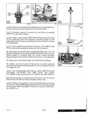 1994 Johnson Evinrude "ER" 60 LV 150, 150C, 175 Service Manual, P/N 500611, Page 211