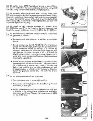 1994 Johnson Evinrude "ER" 60 LV 150, 150C, 175 Service Manual, P/N 500611, Page 212