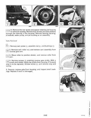 1994 Johnson Evinrude "ER" 60 LV 150, 150C, 175 Service Manual, P/N 500611, Page 216