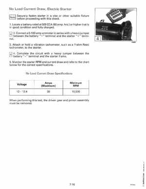 1994 Johnson Evinrude "ER" 60 LV 150, 150C, 175 Service Manual, P/N 500611, Page 242
