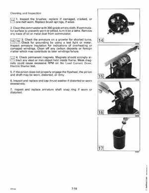 1994 Johnson Evinrude "ER" 60 LV 150, 150C, 175 Service Manual, P/N 500611, Page 245