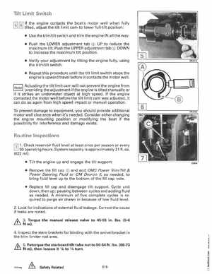 1994 Johnson Evinrude "ER" 60 LV 150, 150C, 175 Service Manual, P/N 500611, Page 261