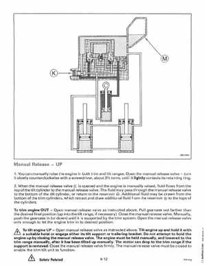 1994 Johnson Evinrude "ER" 60 LV 150, 150C, 175 Service Manual, P/N 500611, Page 268