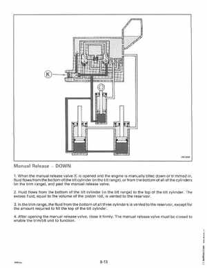 1994 Johnson Evinrude "ER" 60 LV 150, 150C, 175 Service Manual, P/N 500611, Page 269