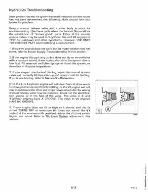 1994 Johnson Evinrude "ER" 60 LV 150, 150C, 175 Service Manual, P/N 500611, Page 270
