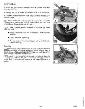 1994 Johnson/Evinrude "ER" 60 thru 70 outboards Service Manual, Page 88